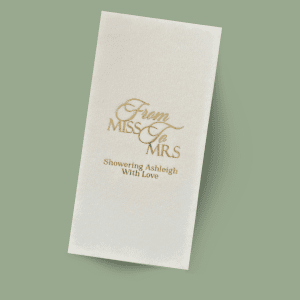 Personalised Serviettes