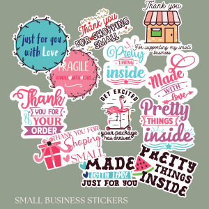 Small Business Stickers (5cm X 5cm)
