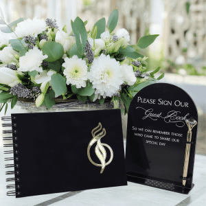 Wedding Guest Book – Velvet Cover